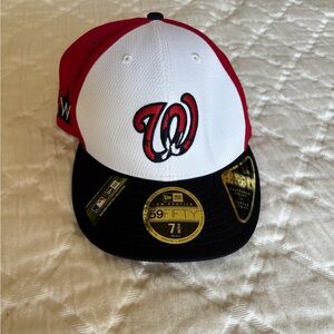 Washington Nationals New Era White/Navy 2020 Spring Training 59FIFTY‎ Fitted NWT